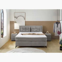 Lit boxspring complet Chalet beige