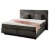 Lit Boxspring complet Simone Gris foncé 160 x 200 cm