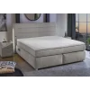 Lit Boxspring Livia Gris clair 180 cm