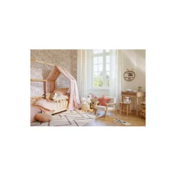 Lit cabane 90x190 Bosco bois pin