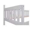 Lit cabane 90x200 Funky blanc (avec sommier)