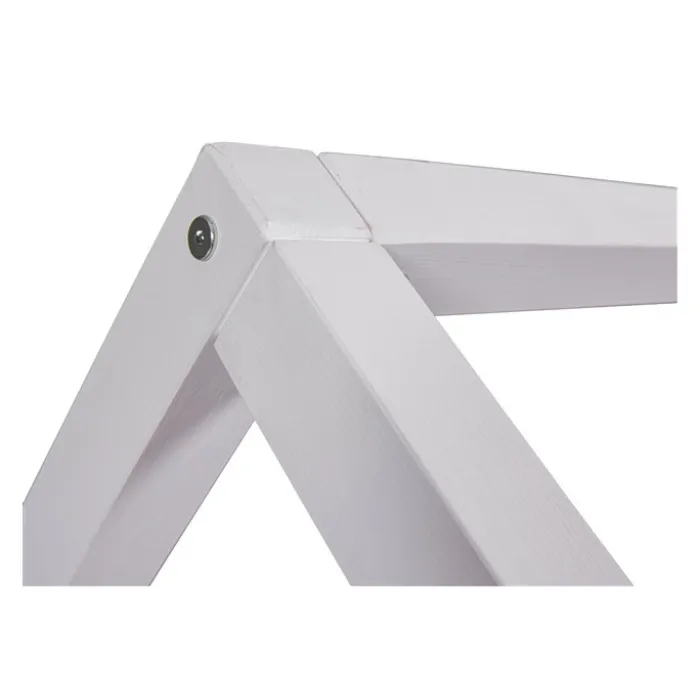 Lit cabane 90x200 Funky blanc (avec sommier)
