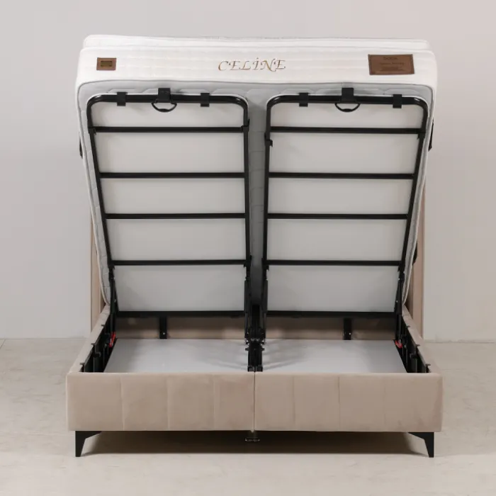 Lit 180 cm - Celine avec coffre de rangement