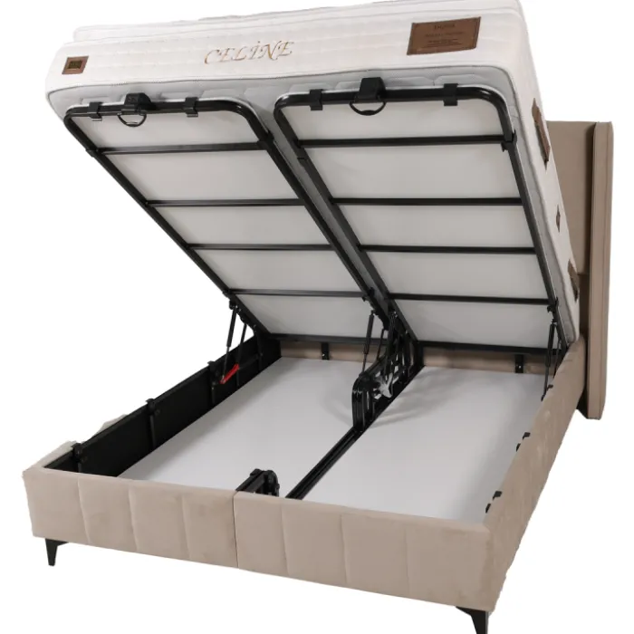 Lit 180 cm - Celine avec coffre de rangement