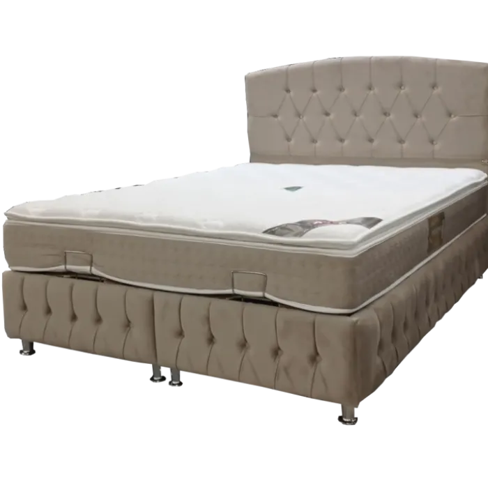 Lit coffre complet Madrid 180x200cm avec matelas Karizma soft 05