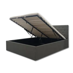 Lit coffre 160x200 Chester/Oxford gris