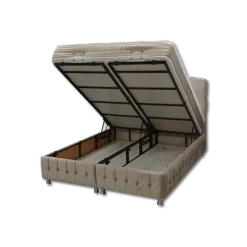 Lit coffre 160x200 Madrid beige