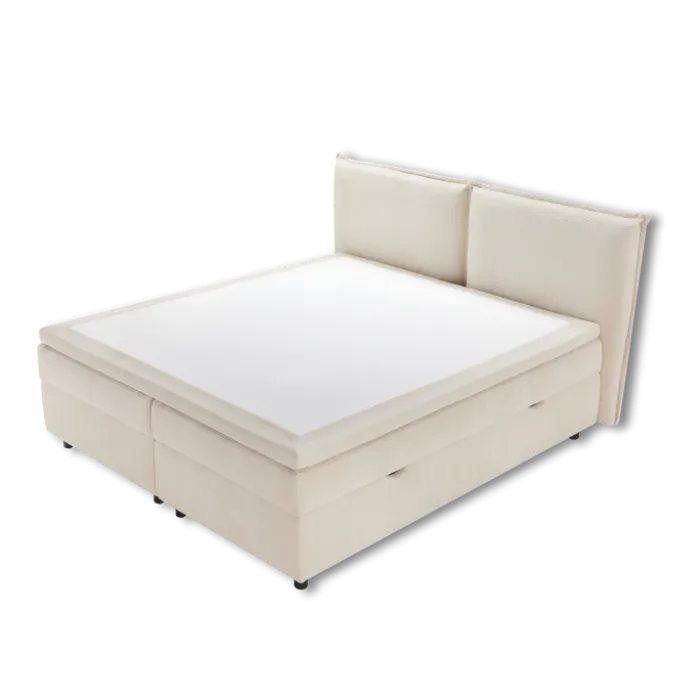 Lit coffre 160x200 Oliver blanc