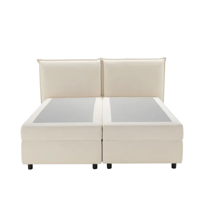Lit coffre 160x200 Oliver blanc
