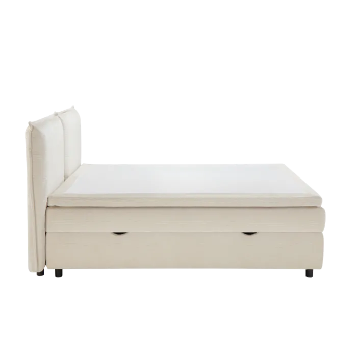 Lit coffre 160x200 Oliver blanc