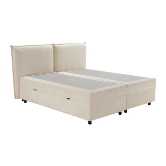 Lit coffre 160x200 Oliver blanc