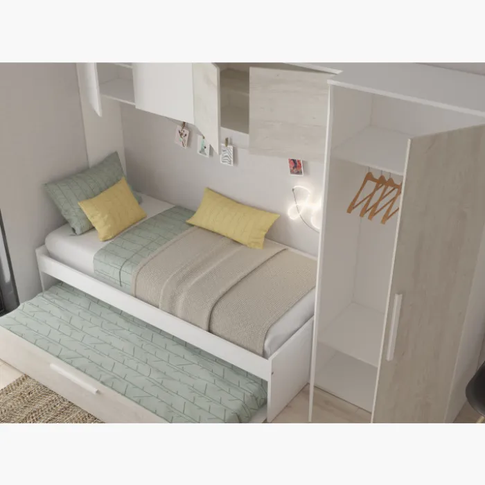 Lit combiné avec pont Artik n 6006