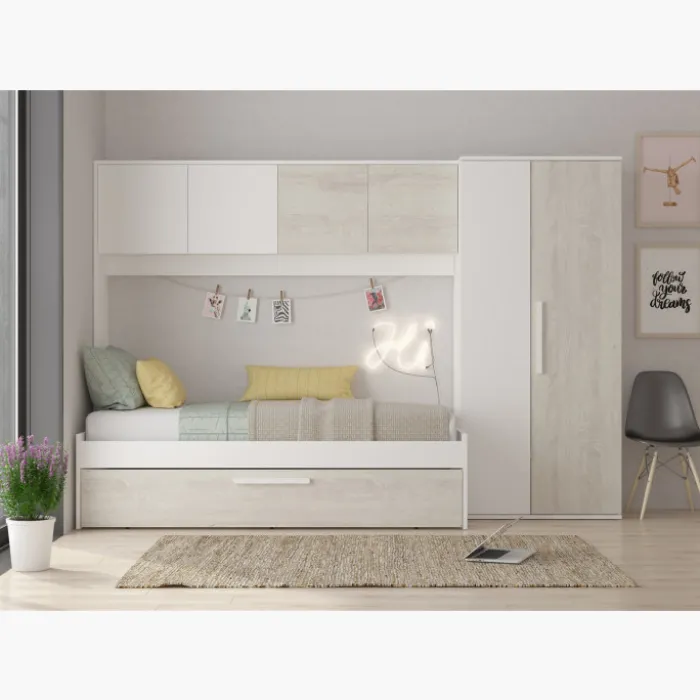 Lit combiné avec pont Artik n 6006
