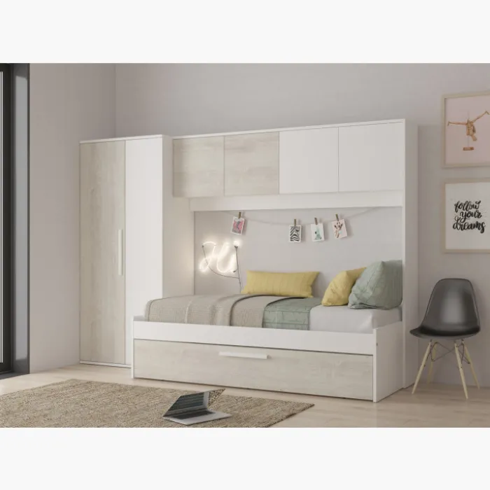 Lit combiné avec pont Artik n 6006