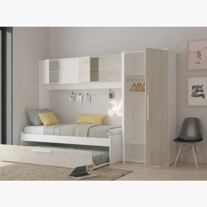 Lit combiné avec pont Artik n 6006