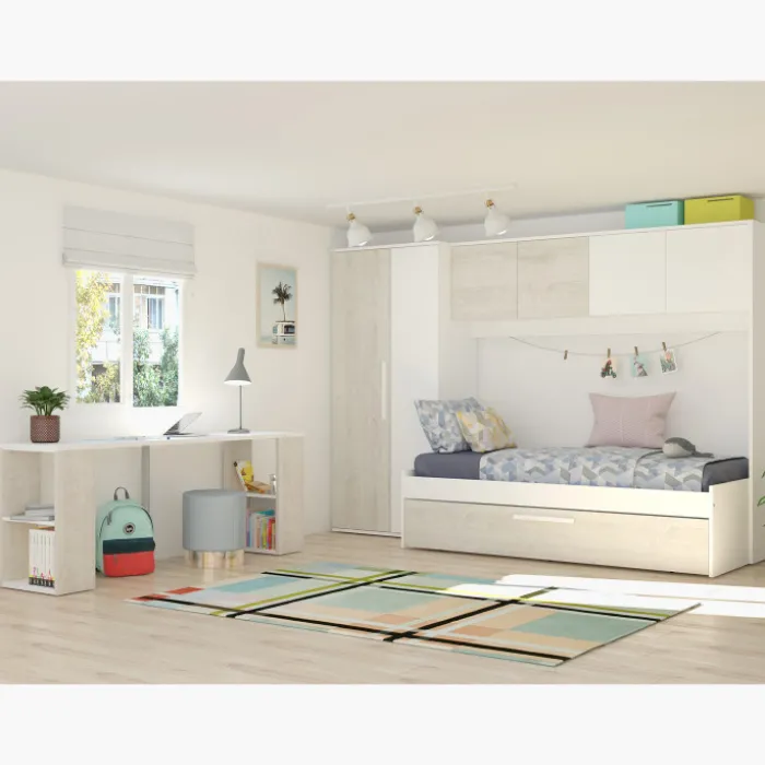 Lit combiné avec pont Artik n 6006