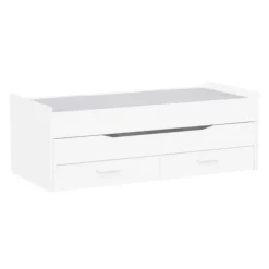 Lit gigogne Twist 90 x 200 cm blanc