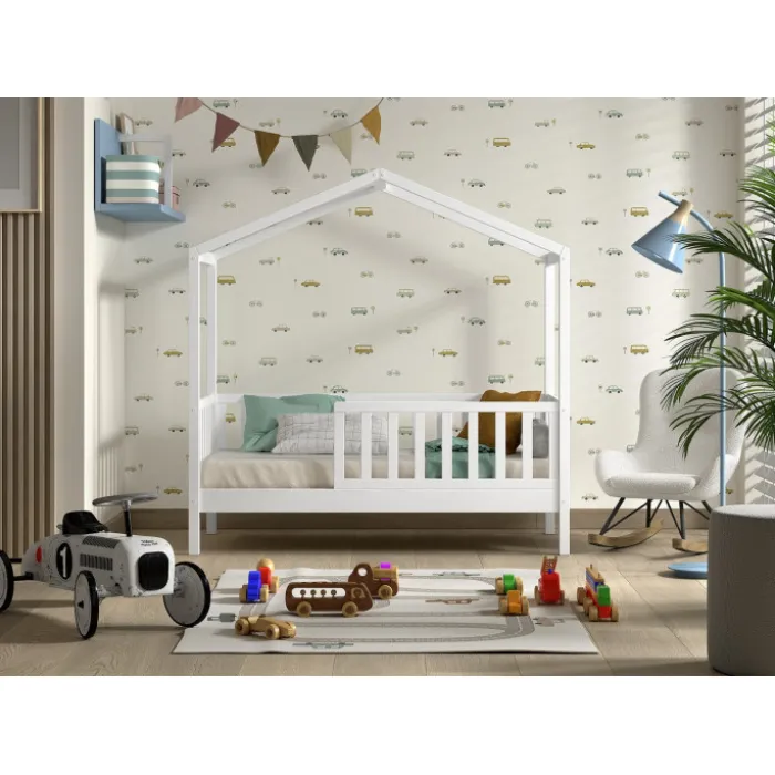 Lit Junior DALLAS 70 x 140 cm Blanc