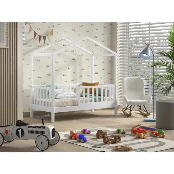 Lit Junior DALLAS 70 x 140 cm Blanc
