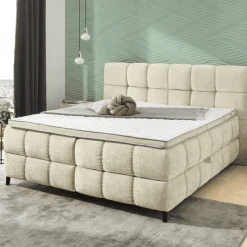Lit Molly 180 x 200 cm chenille beige