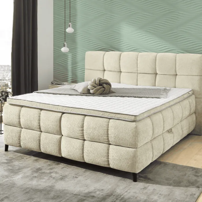 Lit Molly 180 x 200 cm chenille beige