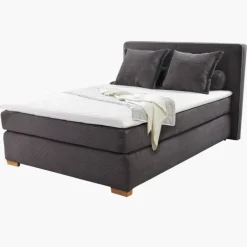 Lit Romy - 140 x 200 cm Gris foncé
