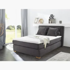 Lit Romy - 140 x 200 cm Gris foncé