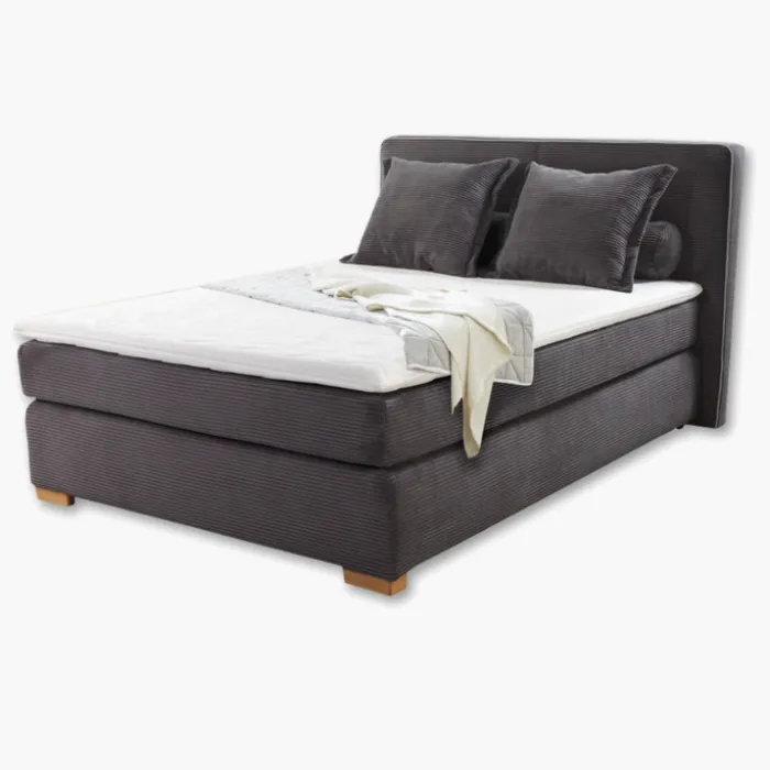 Lit Romy - 140 x 200 cm Gris foncé