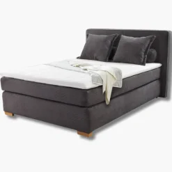 Lit Romy - 140 x 200 cm Gris foncé