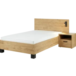 Lit 90x200 CLara golden oak