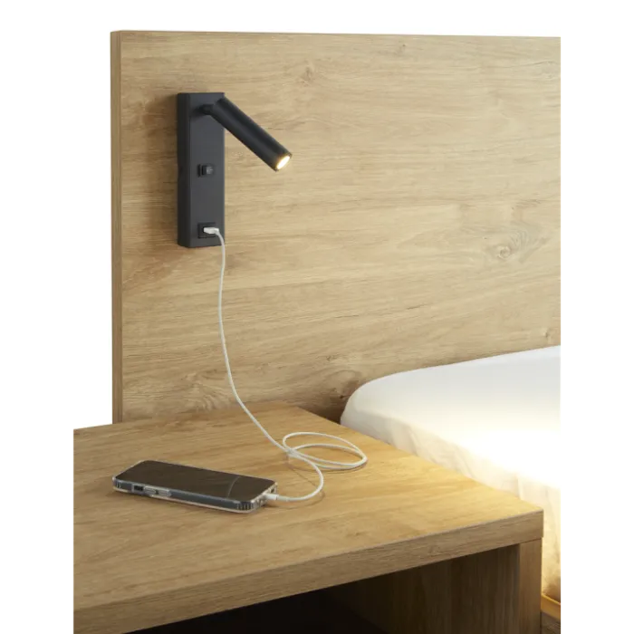 Lit 90x200 CLara golden oak