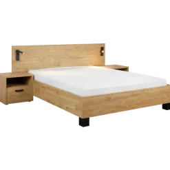 Lit 140x200 Clara golden oak