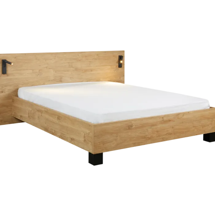 Lit 140x200 Clara golden oak