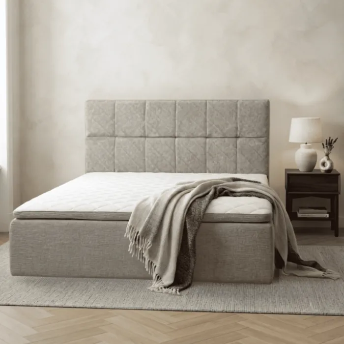 Lit 140 x 200 cm avec matelas Pop-up ( compressé )