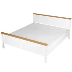 Lit 140 x 200 cm Maluno blanc