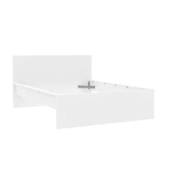 Lit 140 x 190 cm Mosaik blanc ( sur commande )