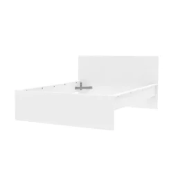 Lit 140 x 190 cm Mosaik blanc ( sur commande )