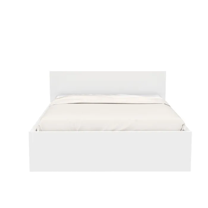 Lit 140 x 190 cm Mosaik blanc ( sur commande )