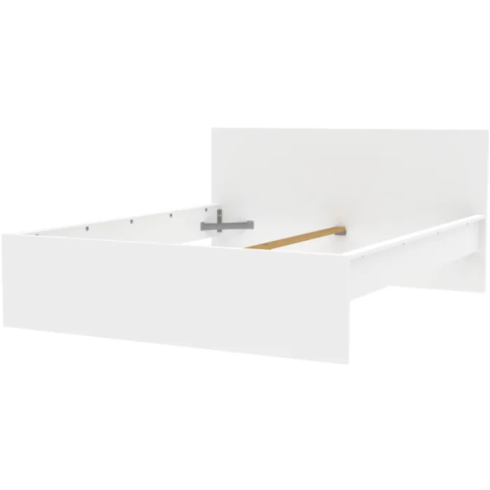 Lit 140 x 190 cm Mosaik blanc ( sur commande )