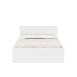 Lit 140 x 190 cm Mosaik blanc ( sur commande )