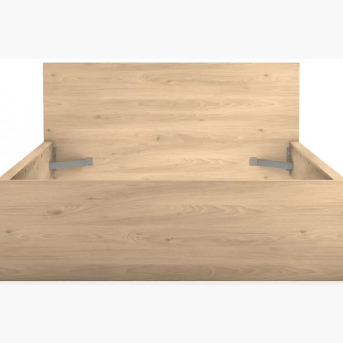 Lit 160 x 200 cm Mosaik - hickory - sans literie