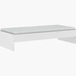 Lit 90 x200 cm Tidy blanc mat