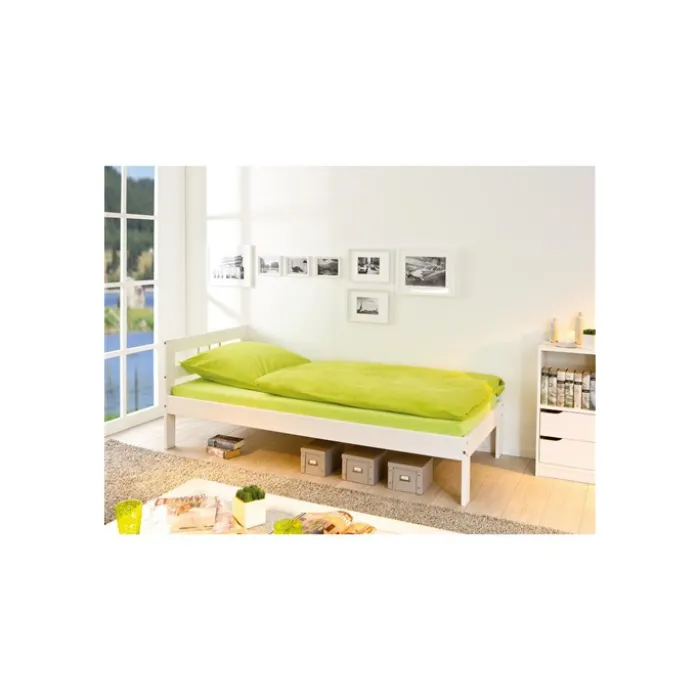 Lit 90x200 Fana blanc