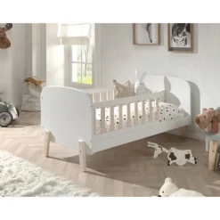 Lit 70x140 Kiddy blanc laqué