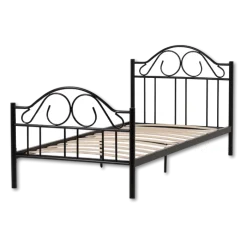 Lit 90x200 Rosalie noir