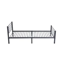 Lit 90x200 Sammy gris foncé