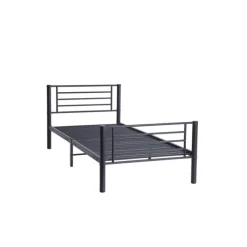Lit 90x200 Sammy gris foncé