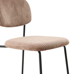 LOLA - Chaise velours beige