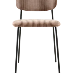 LOLA - Chaise velours beige