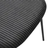LOLA - Chaise velours cotelé gris
